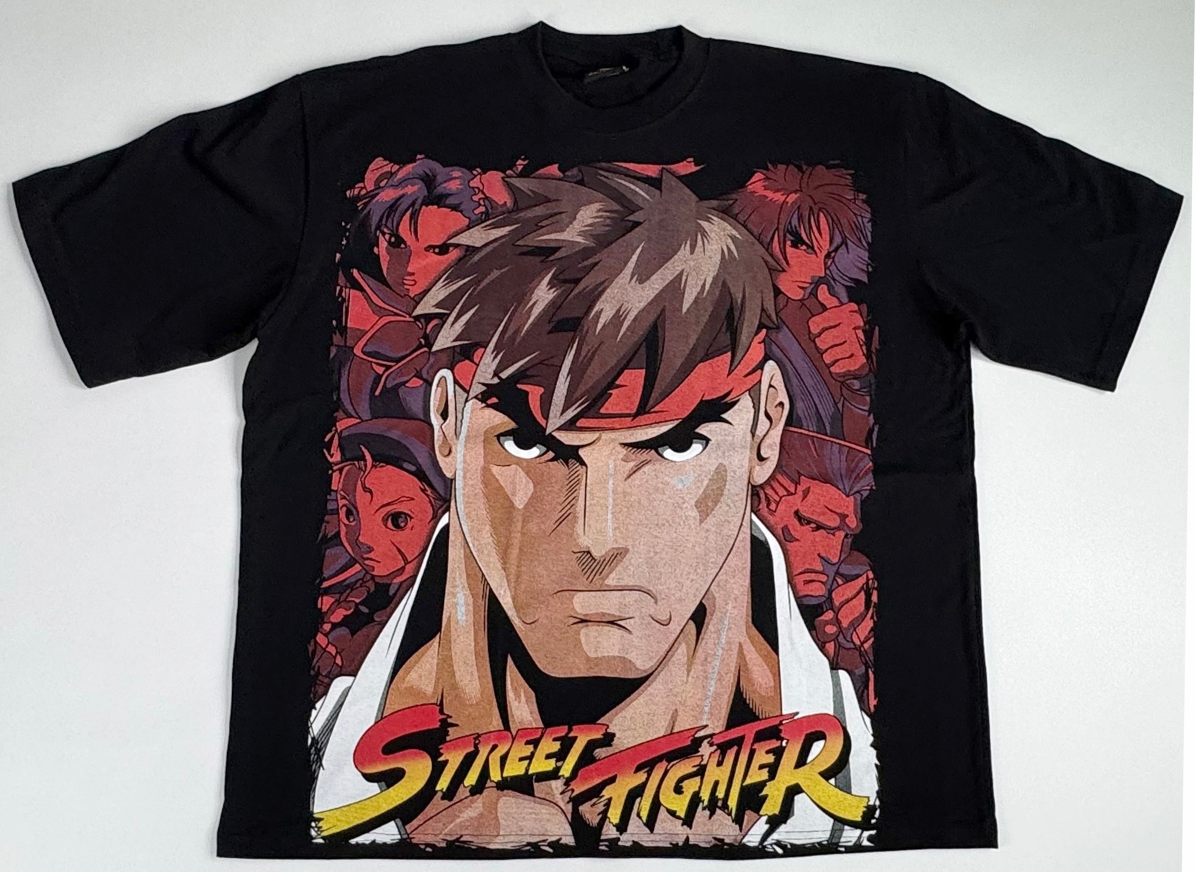 Street Fighter Ryu vs Akuma Bigface T-Shirt - 2XL