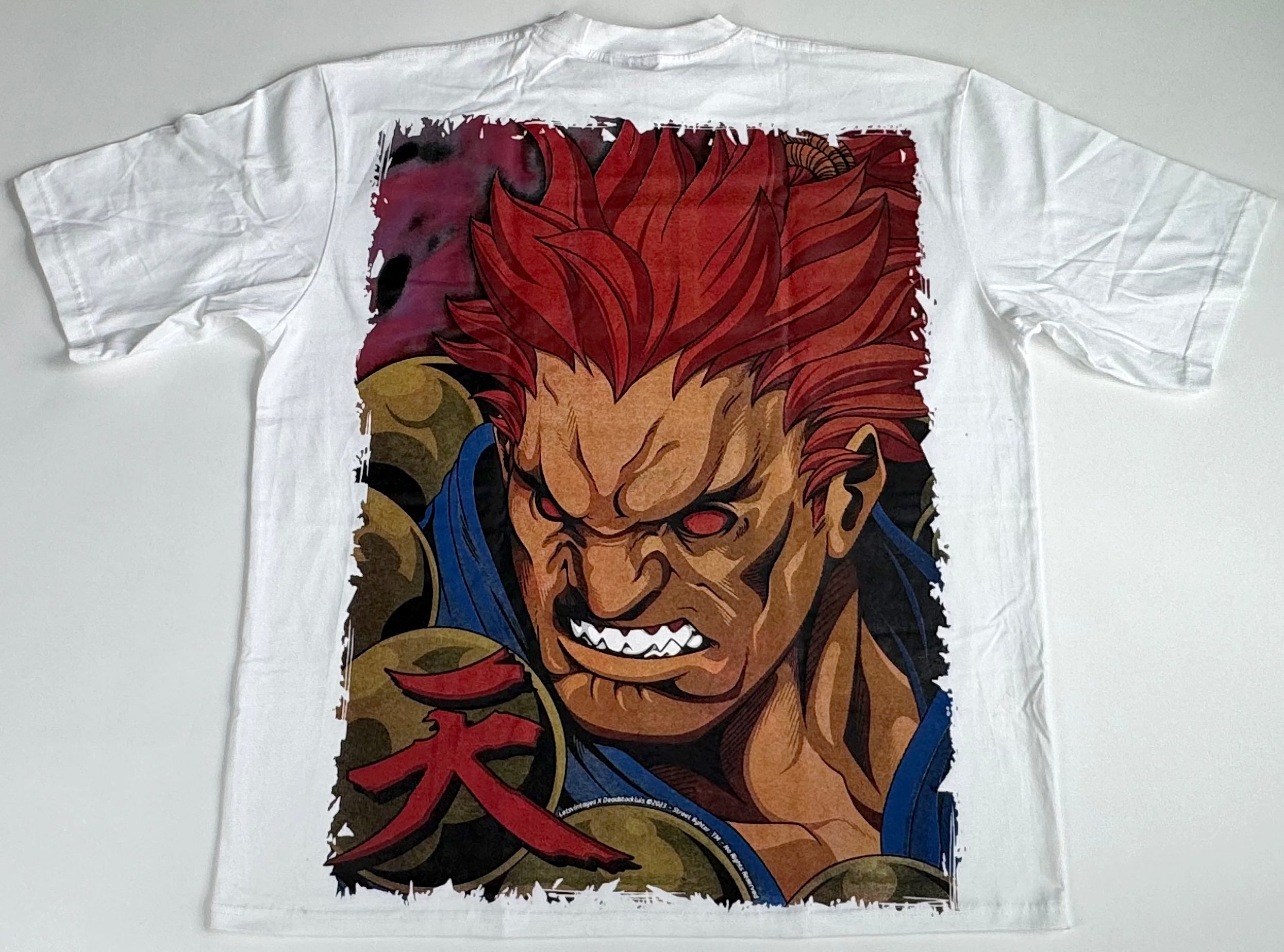 Street Fighter Ryu vs Akuma Bigface T-Shirt - 2XL