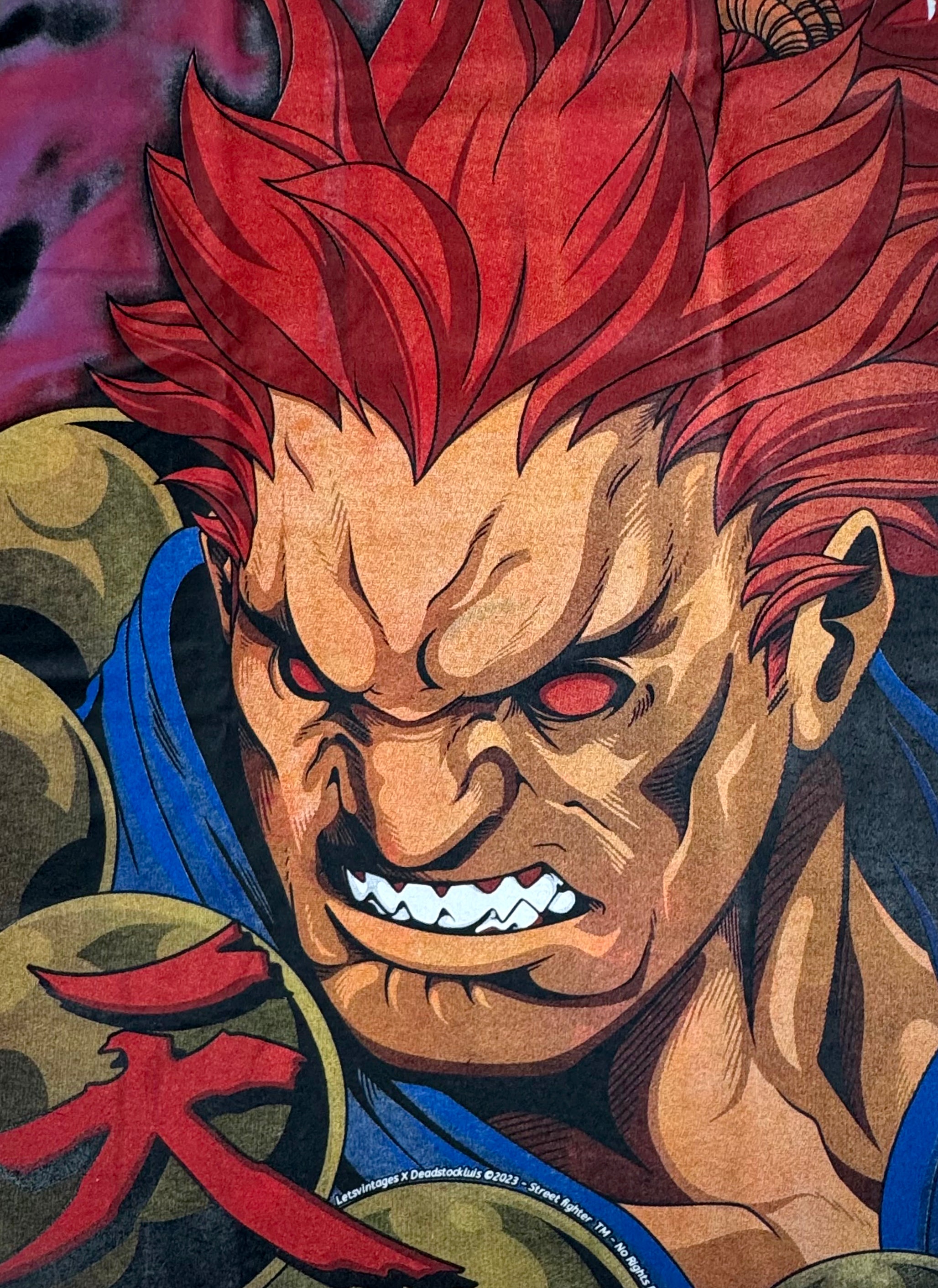 Street Fighter Ryu vs Akuma Bigface T-Shirt - 2XL