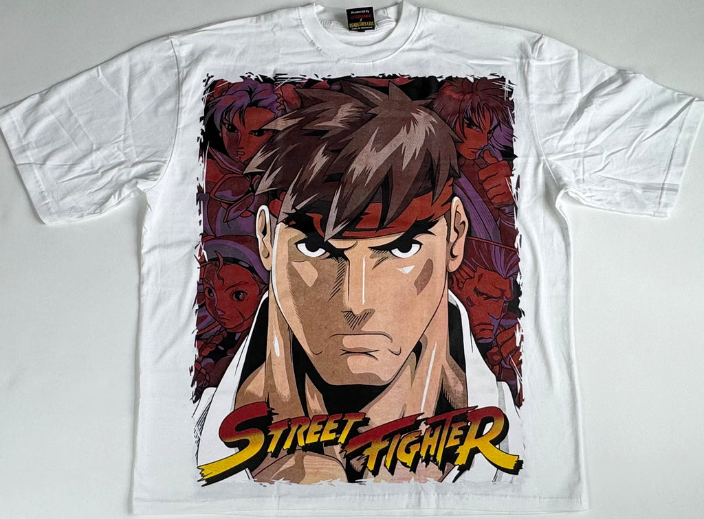 Street Fighter Ryu vs Akuma Bigface T-Shirt - 2XL