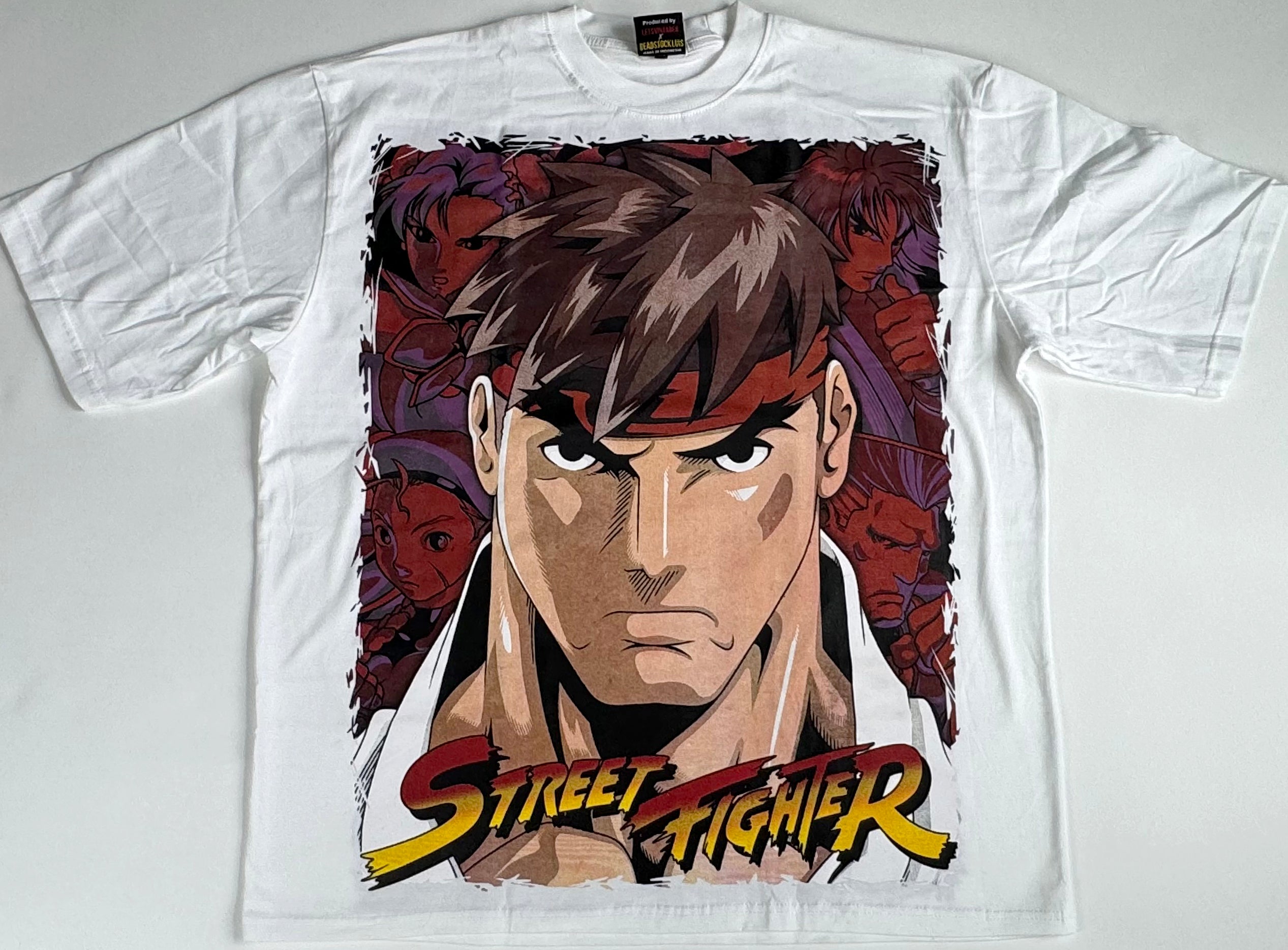 Street Fighter Ryu vs Akuma Bigface T-Shirt - 2XL