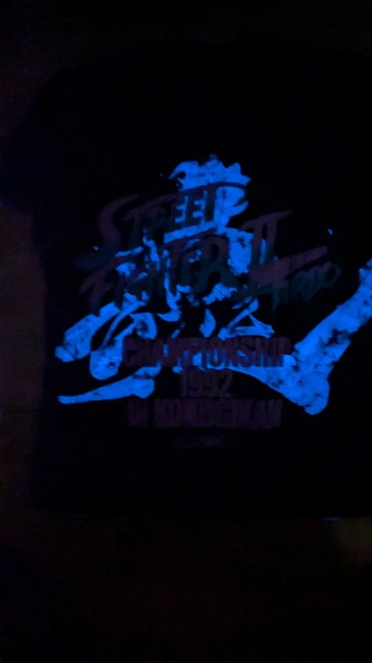 Street Fighter II 1992 Kokugan GITD back glow