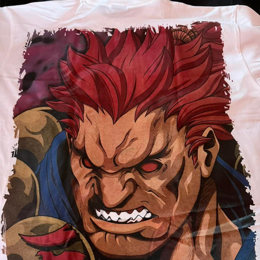 Street Fighter Ryu vs Akuma Bigface back