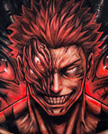 Jujutsu Kaisen - Sukuna Heian Era Bigface T-Shirt - 2XL