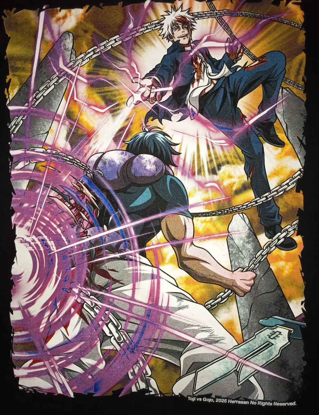Toji vs Gojo back