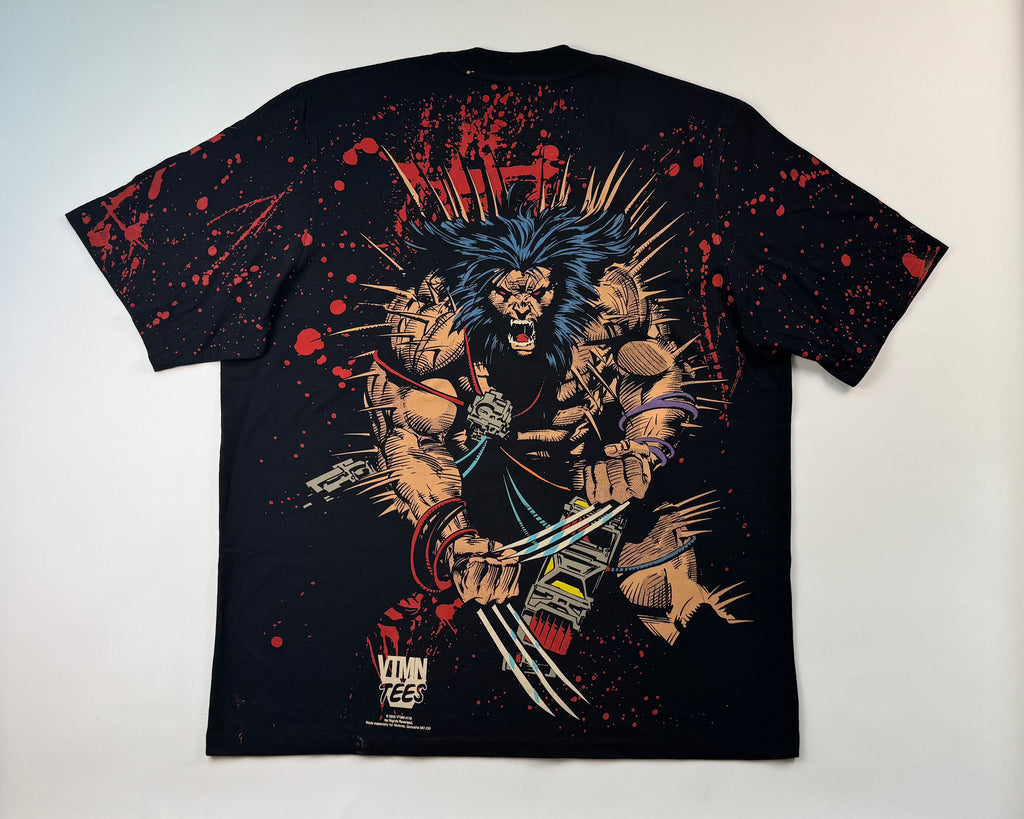 Weapon X / Wolverine - Blood Splatter T-Shirt - 2XL
