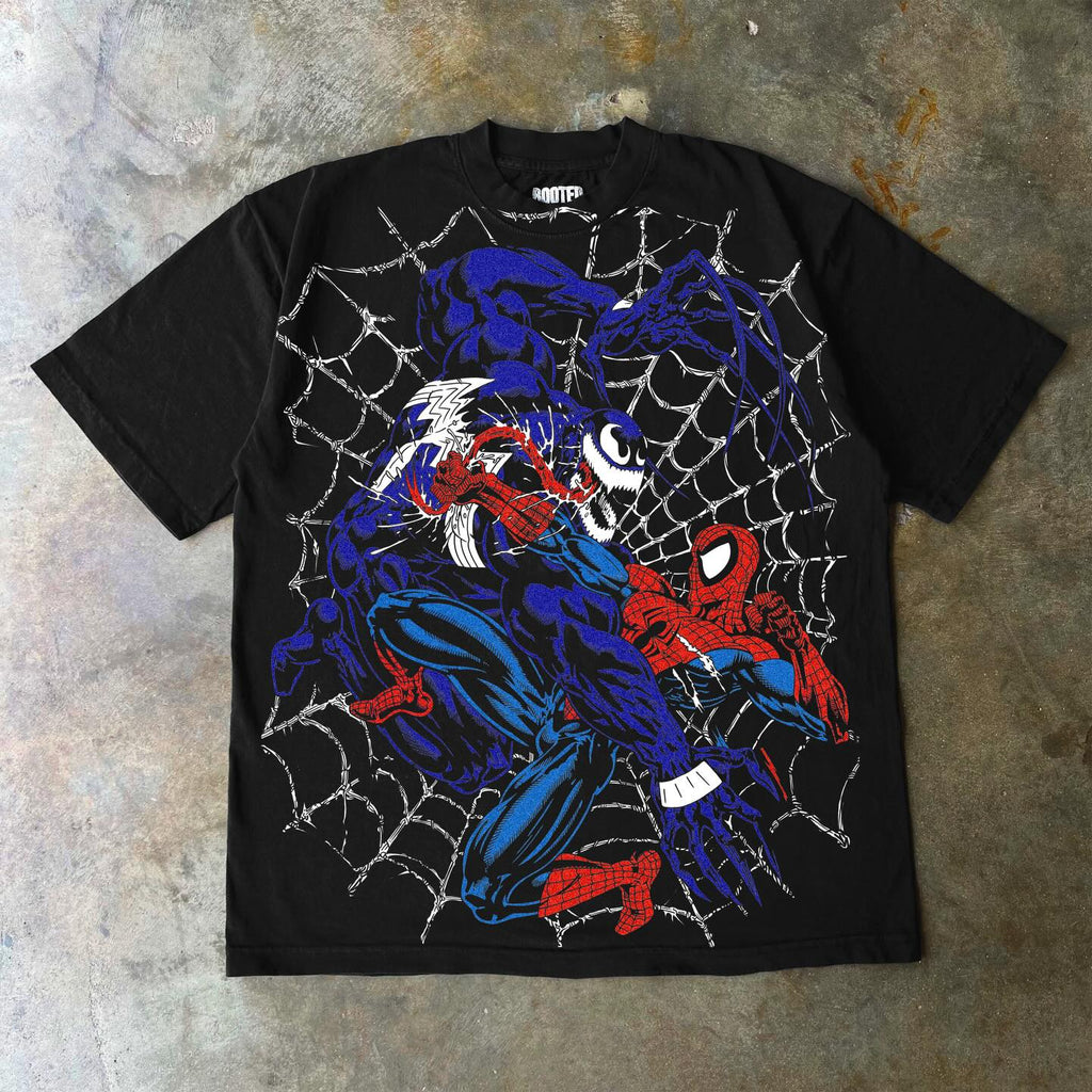 Webbed Up AOP Spiderman Venom front