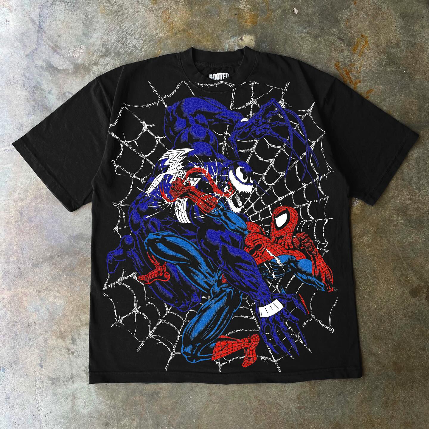 Webbed Up AOP Spiderman Venom front