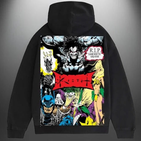 Wolverine Keith Front - LOBO Keith Back hoodie back
