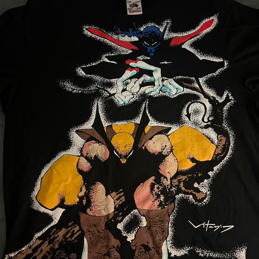 Wolverine and Nightcrawler front zoom