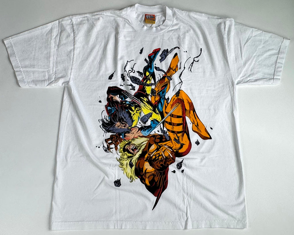 Wolverine vs Sabretooth T-Shirt - XL