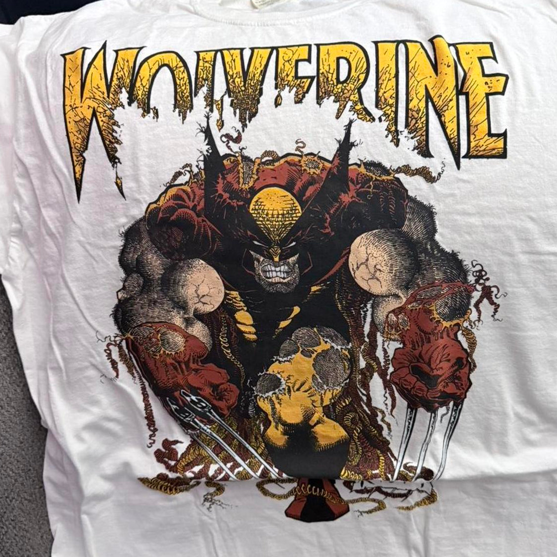 Wolverine - Brown Yellow - Sam Kieth T-Shirt - XL