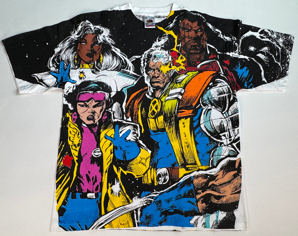 X-Men - Cable, Bishop, Storm, Jubilee, Wolverine, Sabretooth T-Shirt - XL