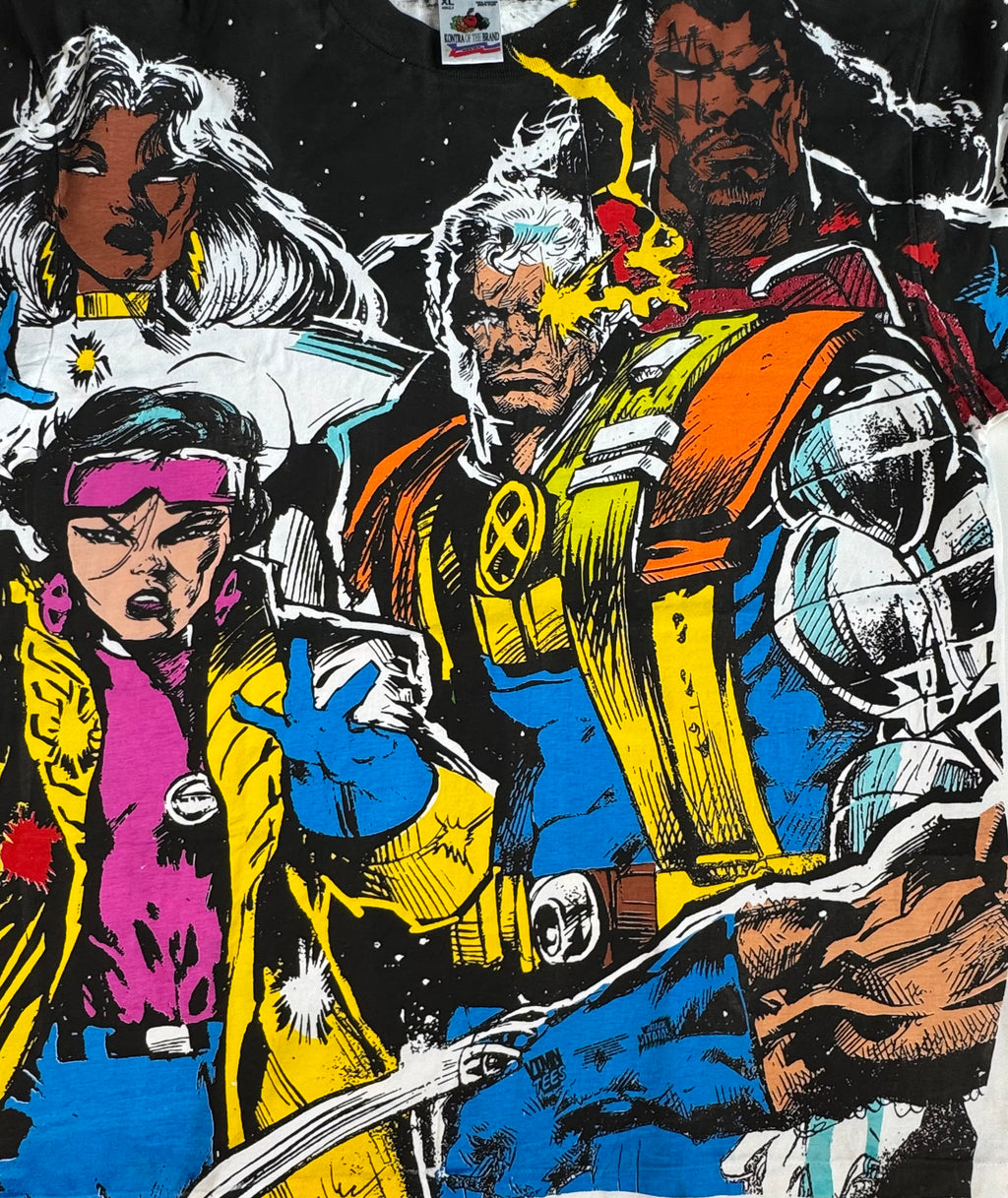 X-Men - Cable, Bishop, Storm, Jubilee, Wolverine, Sabretooth T-Shirt - XL