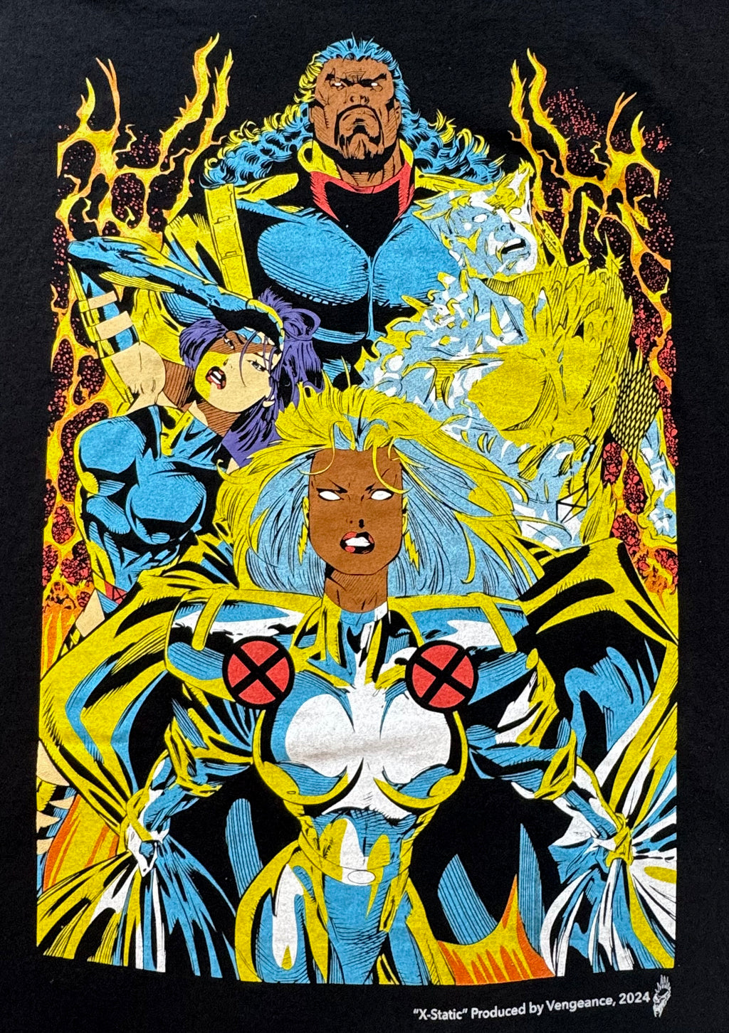 X-Men - Bishop Psylocke Storm Quicksilver Front Zoom