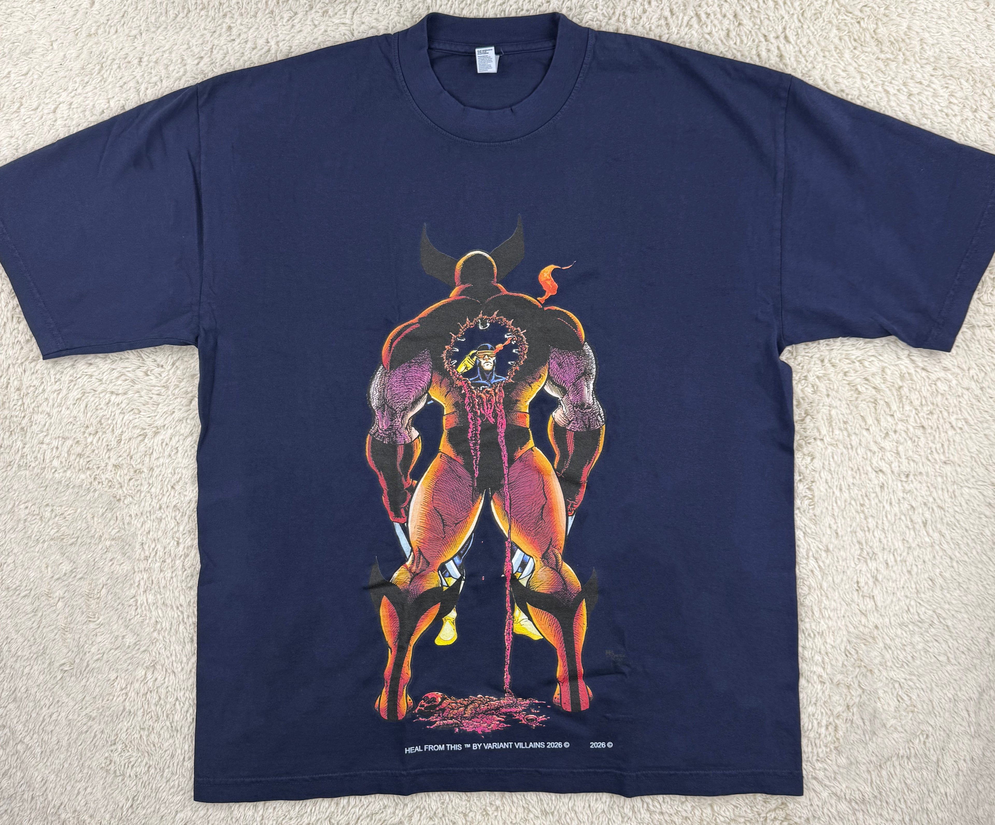 X-Men - Cyclops vs Wolverine - Heal From This - Navy