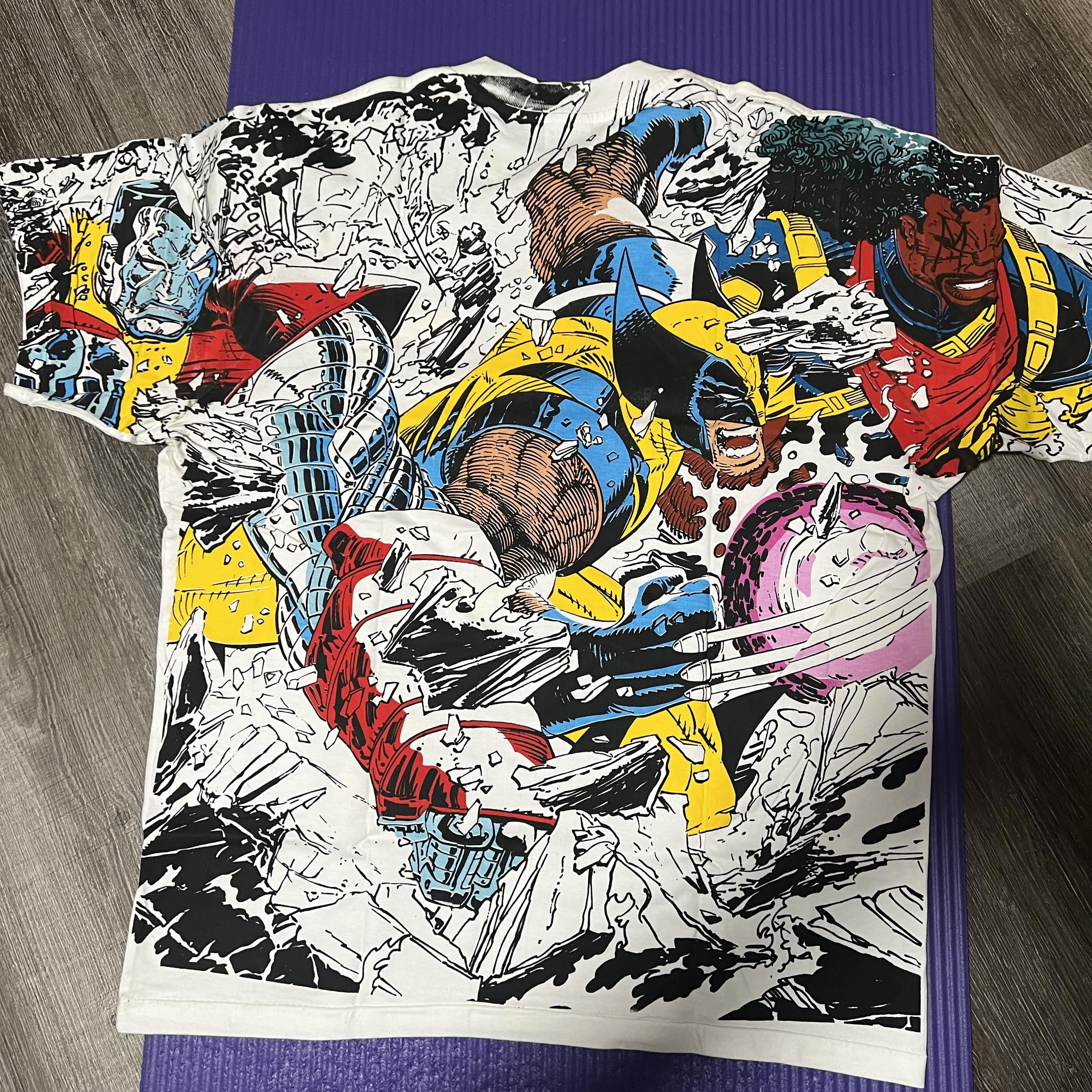 X-Men - Wolverine Bishop Colossus back