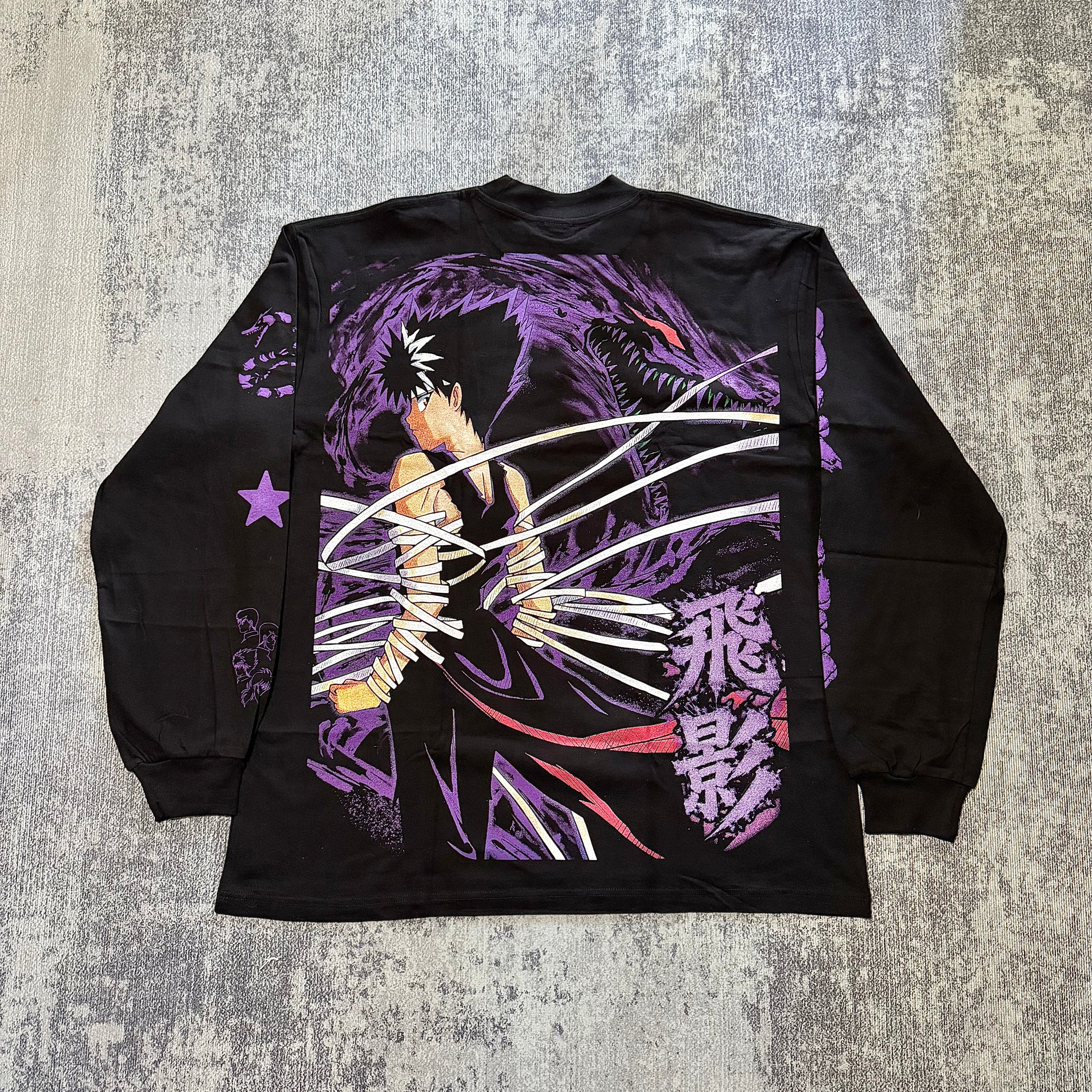 YuYu Hakusho - Hiei Bigface - Longsleeve Shirt back
