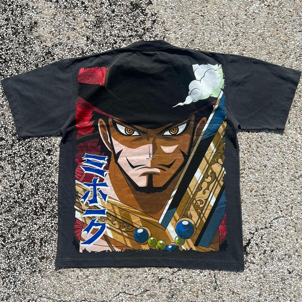 Zoro and Mihawk back