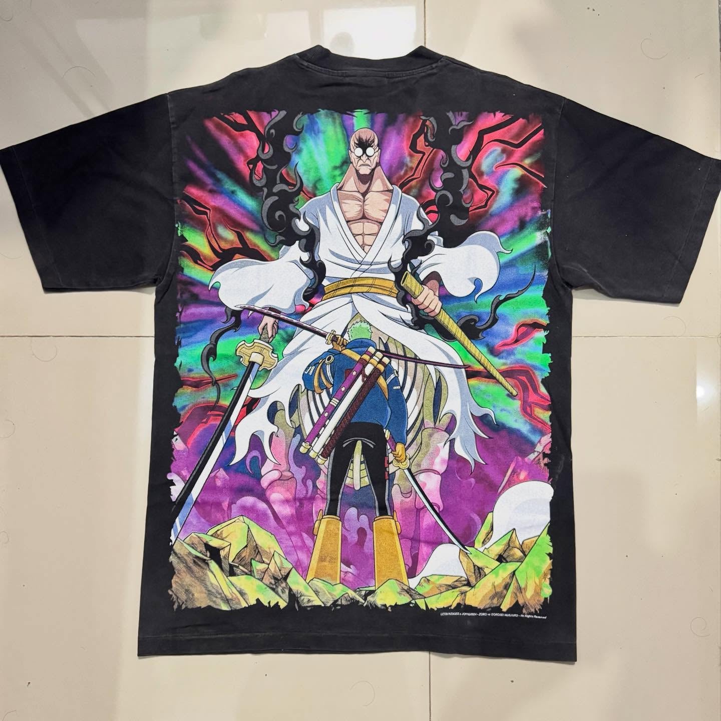 Zoro neon back faded